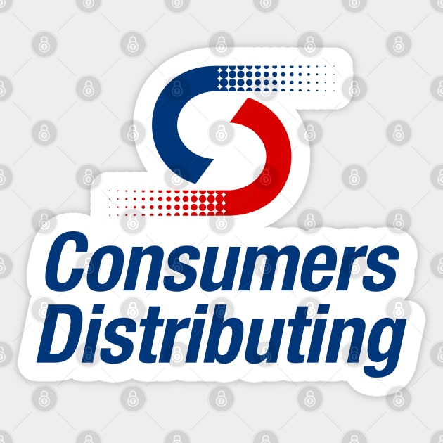 Consumers Distributing Logo Sticker by Studio Marimo